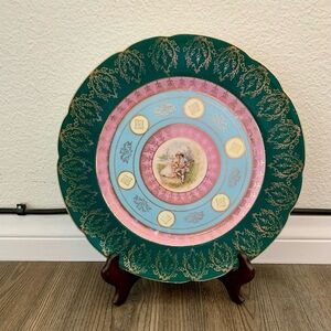 Vintage Altrohla Austria Victorian Style Plate 9.5 Inch